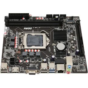 Diyeeni M.2 SATA3.0 Dual Channel DDR4 SO DIMM Desktop Motherboard LGA 1151, Easy Expansion, All Solidstate Capacitance