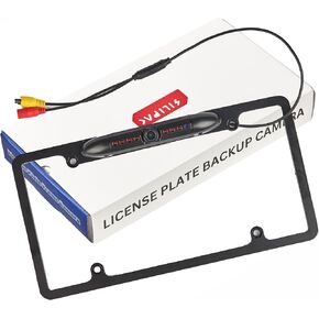 License Plate Camera - Waterproof Universal HD Rear View Backup Camera with Night Vision, Wide Angle, and Easy Installation Premium Reverse Parking
