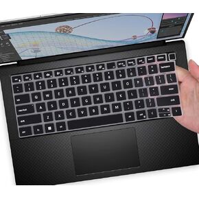 CaseBuy Keyboard Cover for Dell Precision 14 5470 5480 5490, Dell Precision 5680 5690 16" Laptop Protector Skin -Black