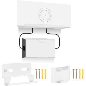 Starlink V3 Mount，Starlink Gen 3 Mesh Router and Starlink V3 Power Bracket, Metal Wall Mount Bracket Kit for Home, Office, Vehicle
