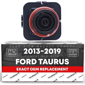 Rear View Backup Camera - Compatible with 2012 Ford Focus, 2013-2019 Ford Taurus, 2013-2019 Ford Police Interceptor - Reverse Park Assist Camera Replacement - OEM EG1Z19G490A, DG1Z19G490A, 592-224