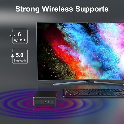 Intel 11th Gen NUC Tiny Client Desktop Mini Desktop, i5-1135G7 4-Core, Iris Xe Graphics, 8GB DDR4 256GB M.2 SSD + 1TB HDD, Thunderbolt 3, WiFi 6, Bluetooth 5, DP, Win11 Pro in Saudi Arabia