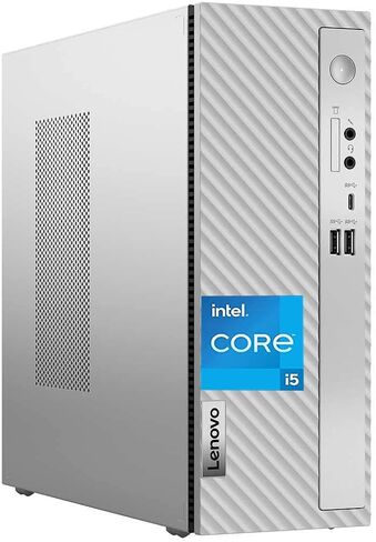 Lenovo 2022 Newest IdeaCentre 3 Desktop PC, 12th Gen Intel Core i5-12400 Processor, 16GB RAM, 512GB SSD, Wi-Fi 6, Wired Keyboard & Wired Mouse, Windows 11 Home, Bundle with JAWFOAL in Saudi Arabia