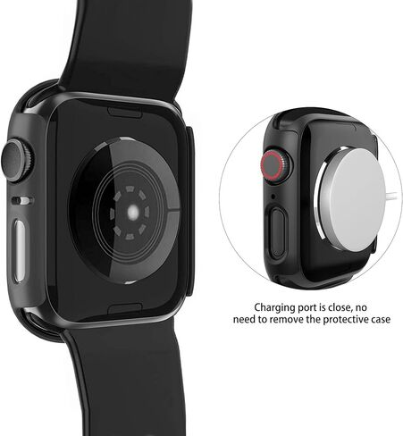 4 عبوات لساعة Apple Watch Ultra Privacy Screen Protector Case 49mm Anti-Spy PC Hard Case تغطية كاملة من الزجاج المقسى غطاء حماية نحيف لـ iWatch Ultra in Kuwait