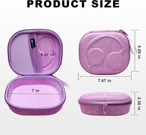 Headphone Case for JBL Tune 510BT/ 520BT/ 660NC/ 670NC/ 570BT/ 500BT/ 500/ JBL Live 460NC/ 670NC/ JBL T450BT, Soundcore H30i, Samsung AKG Foldable Bluetooth Wireless Headphone Purple in Kuwait