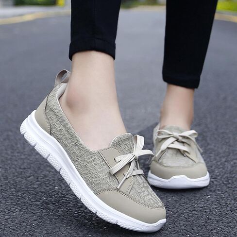 Women's Slip-On Orthopedic Walking Shoes,Kotsas Breathable Casual Arch Support Non-Slip Shoes,Low Top Soft Sole Sneakers for Women in Saudi Arabia