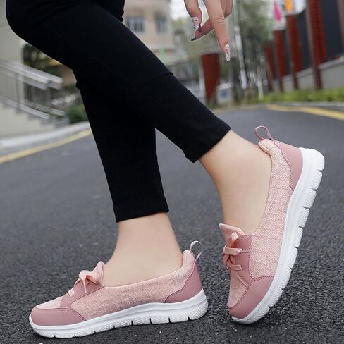 Women's Slip-On Orthopedic Walking Shoes,Kotsas Breathable Casual Arch Support Non-Slip Shoes,Low Top Soft Sole Sneakers for Women in Saudi Arabia