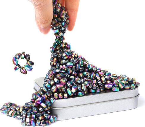 CUDNY Over 500 Pieces Black Ferrite Putty Stones Desk Fidget Toys for Adults. in Saudi Arabia