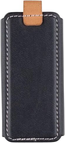 حافظة ميتري لجهاز FiiO BTR7، غطاء جلد صناعي إيطالي مصنوع يدويًا مع حبل قلادة لـ BTR-7 (كحلي) in Kuwait