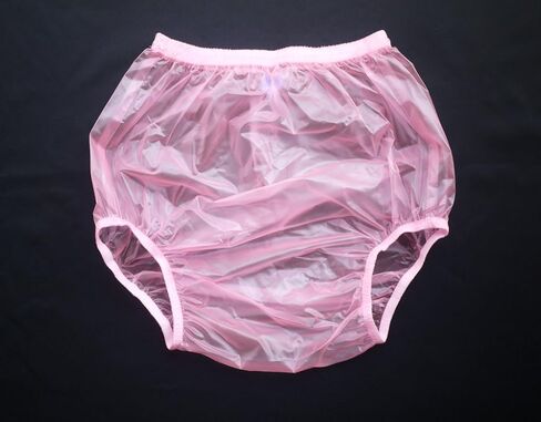 Haian Adult Incontinence Pull-on Plastic Pants PVC Pants 3 Pack (X-Large, Transparent White) in Saudi Arabia
