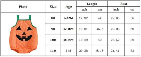 Halloween Newborn Baby Boy Girl Ghost Pumpkin Outfits Sleveless Romper Overalls Infant Baby First Hallooween Outfit in Kuwait