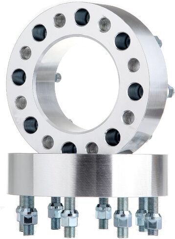 ECCPP 4 قطعة 2 بوصة فواصل العجلات 50 مللي متر 8x6.5 إلى 8x6.5 117 مللي متر CB يناسب 1999-2004 لسييرا 2500 | 2001-2010 يوكون XL 2500 | 1997-2010 لسافانا 2500 3500 in Saudi Arabia