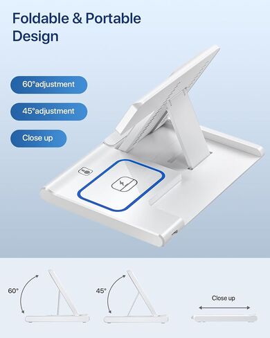 Wireless Charger 3 in 1, Wireless Charging Station for Multiple Devices, Wireless Charging Stand for iPhone 16/15/14/13/12/11 Series, AirPods Pro 3/2 & Apple Watch [UL-Listed]-White in Saudi Arabia