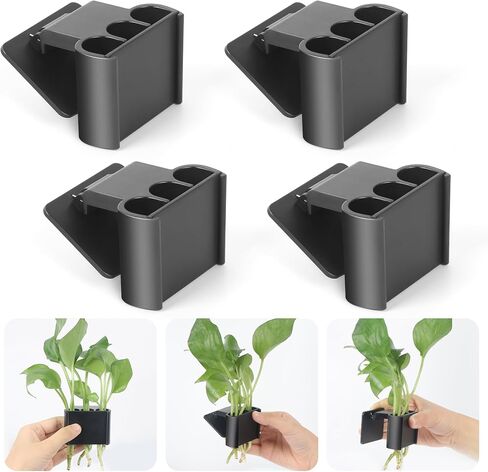 Roetelo 2Pcs 3 Holes Upgraded Aquatic Plant Cup Aquarium Plant Holder for Tank,Hanging Aquarium Plant Holder,Aquarium Aquatic Plant Cultivation,Aquarium Plant Decoration. in Kuwait