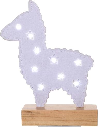 Little Love by NoJo White Llama Lighted Nursery Décor in Saudi Arabia