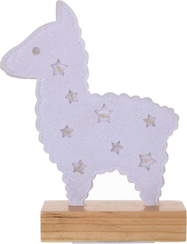Little Love by NoJo White Llama Lighted Nursery Décor in Saudi Arabia