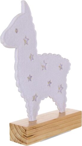 Little Love by NoJo White Llama Lighted Nursery Décor in Saudi Arabia