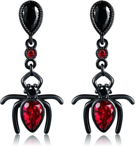 Scorpion Earrings Sterling Silver Scorpion Heart Dangle Earrings Scorpion Punk Valentine's Day Jewelry Gifts for Women in Kuwait