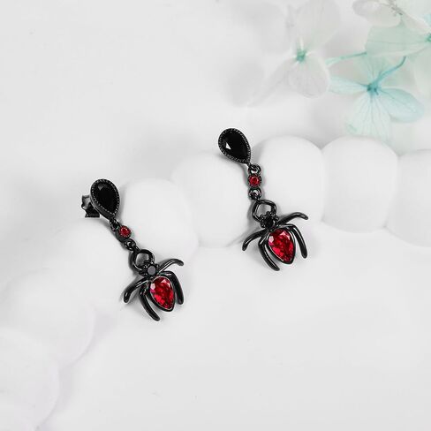 Scorpion Earrings Sterling Silver Scorpion Heart Dangle Earrings Scorpion Punk Valentine's Day Jewelry Gifts for Women in Kuwait
