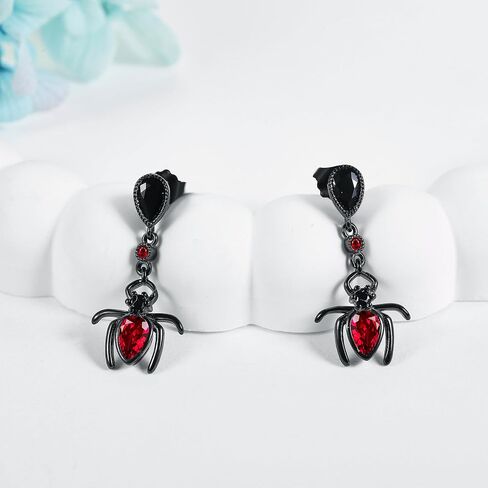 Scorpion Earrings Sterling Silver Scorpion Heart Dangle Earrings Scorpion Punk Valentine's Day Jewelry Gifts for Women in Kuwait