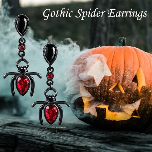 Scorpion Earrings Sterling Silver Scorpion Heart Dangle Earrings Scorpion Punk Valentine's Day Jewelry Gifts for Women in Kuwait