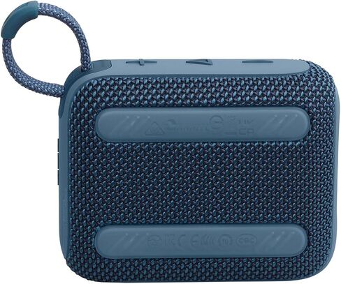 JBL GO 4 Portable Bluetooth Speaker & divvi GO Protective Hardshell Case - Black in Saudi Arabia