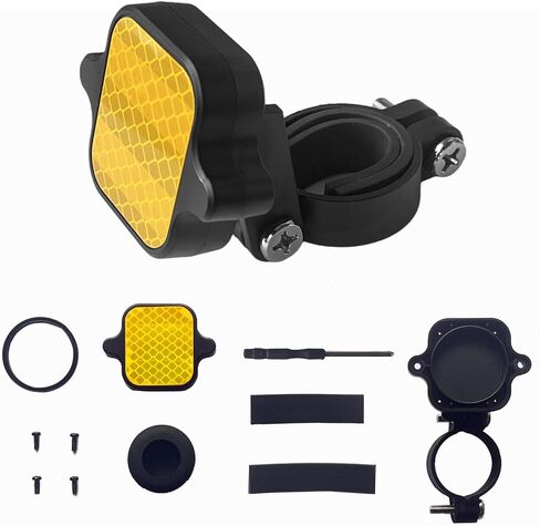 AirTag Bike Mount, Hidden Bicycle Stem Cap Mount for AirTag, Anti-Theft Bike GPS Tracker Accessory Waterproof AirTag Holder for Bicycles Reflector Apple Tag Holder with Screws and Driver, RED in Saudi Arabia