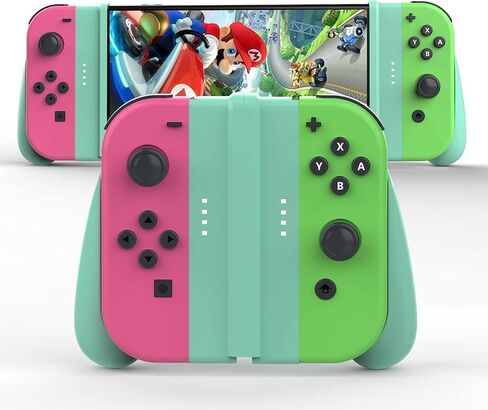 NBCP Switch Joycons قبضة قابلة للفصل متوافقة مع وحدات تحكم Nintendo Switch / Switch OLED JoyCons، ملحقات Nintendo Switch in Kuwait