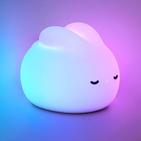 WANIDEA Night Light for Kids, 7 Color RGB Changing Owls Kids Night Light, Cute Silicone Owls Nightlight for Baby and Toddler Gifts, Kawaii Bedside Lamp for Sleep Aid, Breastfeeding in Saudi Arabia