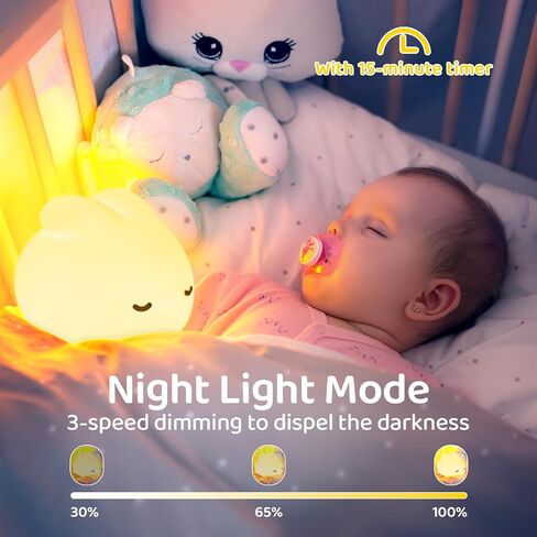 WANIDEA Night Light for Kids, 7 Color RGB Changing Owls Kids Night Light, Cute Silicone Owls Nightlight for Baby and Toddler Gifts, Kawaii Bedside Lamp for Sleep Aid, Breastfeeding in Saudi Arabia