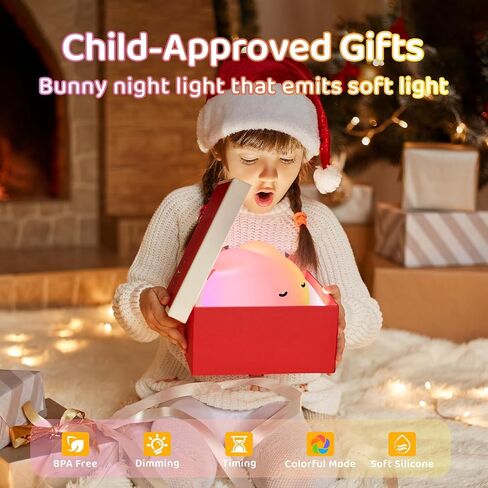 WANIDEA Night Light for Kids, 7 Color RGB Changing Owls Kids Night Light, Cute Silicone Owls Nightlight for Baby and Toddler Gifts, Kawaii Bedside Lamp for Sleep Aid, Breastfeeding in Saudi Arabia