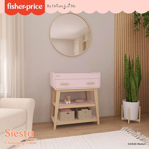 Fisher Price Iris/Siesta Changing Table by Dream On Me, Blush Pink in Kuwait