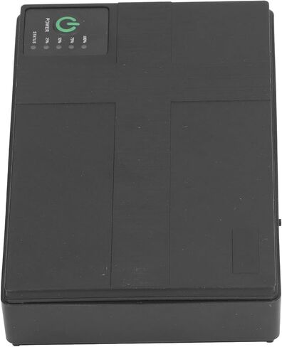 Uninterruptible Power Supply 5V 9V 12V POE 15V 24V Output Overcharge Battery Backup UPS ABS PC 8800mAh 85-265V Input Wide Application for Phone (US Plug) in Saudi Arabia