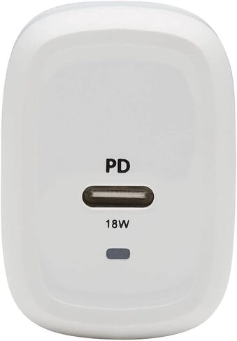 شاحن حائط USB من تريب لايت USB C بقوة 18 وات لشحن GaN Tech مع كابل Lightning (U280-W01-18C1-K) in Saudi Arabia