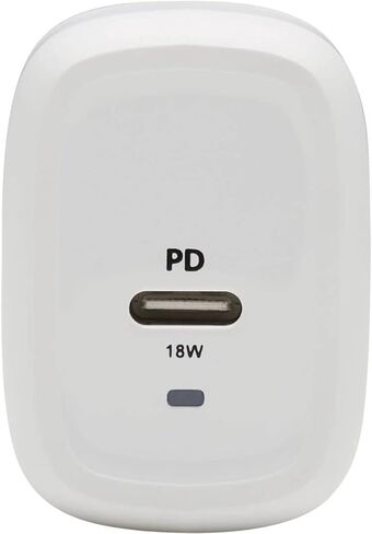 شاحن حائط USB من تريب لايت USB C بقوة 18 وات لشحن GaN Tech مع كابل Lightning (U280-W01-18C1-K) in Saudi Arabia