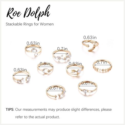 Stackable Rings for Women Minimalism Black Rings Set Boho Knuckle Rings Chain Rings Trendy Joint Finger Rings Pack Cool Pinky Midi Rings for Teen Girls(Gold) in Kuwait