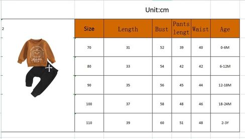 Ynibbim Halloween Baby Boy Girl Outfit قمصان وسراويل اليقطين لحديثي الولادة بأكمام طويلة وبلوزات مجموعة ملابس الأطفال الصغار in Kuwait