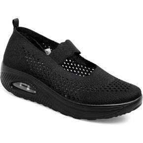 Semshedy Women Nurse Shoes Orthopedic Platform Nursing Sneakers Air Cushion Diabetic Walking Wedge Sneaker