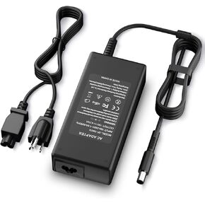 90W Power Cord for HP All in One Desktop Computer-for HP Desktop Computer 20" 22" 24" 27"-65W AC Adapter for HP Desktop Computer All in One 22-DD 24-CR 24-DP DF 27-CR ‎22-DF0224 24-CR0042
