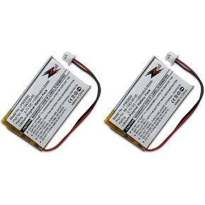 2-Pack Battery Replacement for VXI Blue Parrott B250-XT, B250XT, PL602030, 052030, 502030, 89-1343-00-00, Wireless Bluetooth Headset, Road Warrior, BlueParrot BlueParrott B250-XT+ (2)