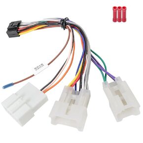Stereo Wiring Harness Kit for Toyota Radio Harness Adapter, Compatible with Camry Corolla Highlander 4Runner Land Cruiser Highlander RAV4 20Pin 10/6Pin Car Stereo Wire Connector Plug
