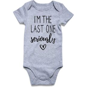 UNICOMIDEA Unisex Baby Letter Print Outfit Snaps Cotton Romper 0-12M | Newborn Boy Girl Bodysuit, Easy Diaper Snaps, Soft Cotton, Baby Birthday Gift in Saudi Arabia