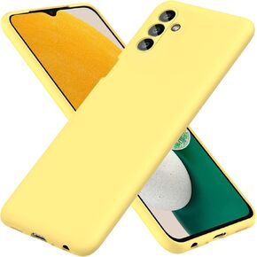 for Samsung Galaxy A13 5G Case,Liquid Silicone Gel Rubber Phone Case,Non-Yellowing Phone Bumper Cover,Multi-Color Silicone Phone Case,Non-Slip Ultra Slim Protective Cover(Yellow) 1.82
