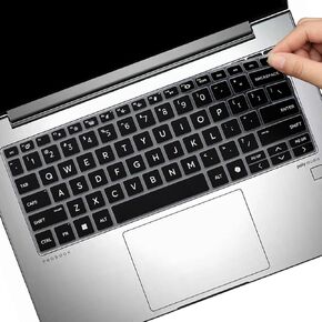 Keyboard Cover for 2024 New HP EliteBook 640 G11 16" & HP EliteBook 1040 16 inch Laptop Accessories Protective Keyboard Cover Skin US Layout(Not fit HP EliteBook 640 G8/G7 &1040 G5/G6/G9/G10)-Black