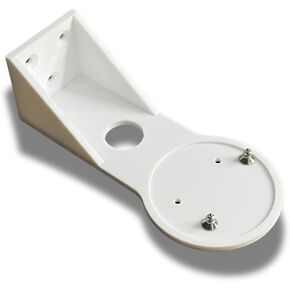 Bracket Mount Compatible with Ring Stick Up Camera | Overhang or Ceiling Mounting Bracket for Indoor or Outdoor Use | Made in USA (Stick Up, White)