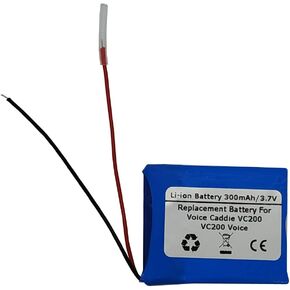 Starnovo 300mAh/3.7V Replacement Battery for Voice Caddie VC200, VC200 Voice，GN452528