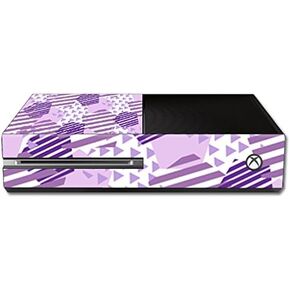 MightySkins Skin Compatible with Microsoft Xbox One Console Case wrap Cover Sticker Skins Purple Pentagon