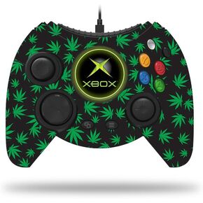 MightySkins Skin Compatible with Microsoft Xbox One Hyperkin Duke Controller - Marijuana | Protective, Durable, and Unique Vinyl wrap Cover | Easy to Apply, Remove | Made in The USA