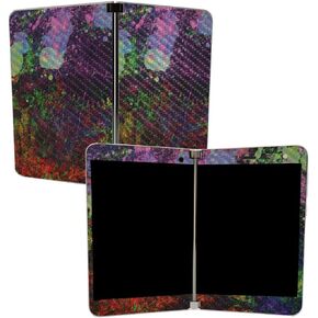 MIGHTY SKINS MightySkins Carbon Fiber Skin for Microsoft Surface Duo - VSCO Girl | Protective, Durable Textured Carbon Fiber Finish | Easy to Apply, Remove, and Change Styles | Made in The USA