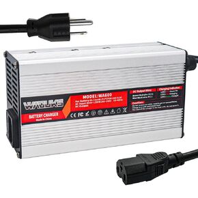 72V 6A Charger 72V 82.8V Lead Acid Battery Charger DC Plug 3pin C13 N+L- Used for 72V Lead Acid AGM Gel VRLA OPZV Battery Full Charged 72V Smart Charger